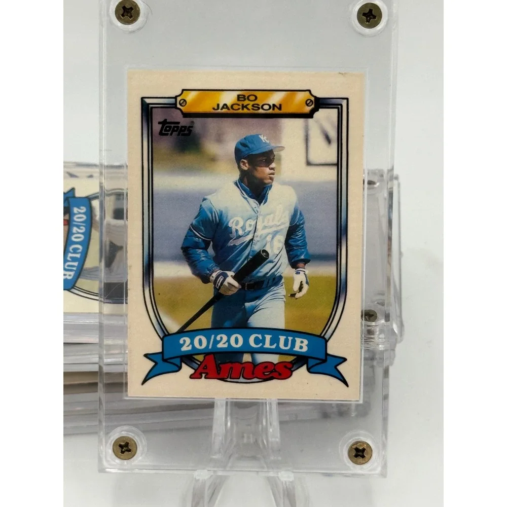 1989 Topps Ames 20/20 Club Bo Jackson #17 Kansas City Royals Baseball Card